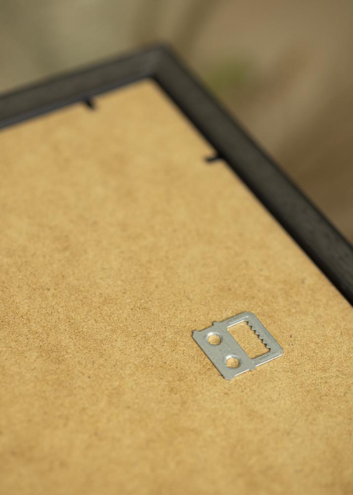 Moldura Abisko Vidro acrílico Preto 70x70 cm