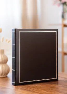 Classico Álbum Preto - 32x34 cm (100 Páginas pretas / 50 folhas)