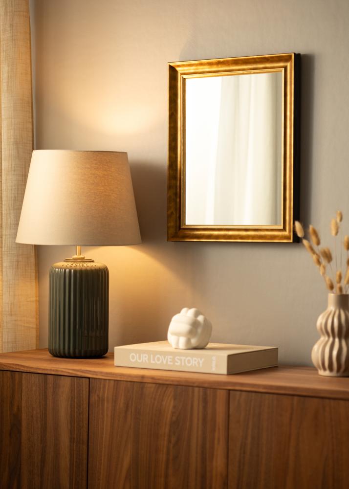 Espelho Åshammar Ouro antigo - Tamanho personalizável