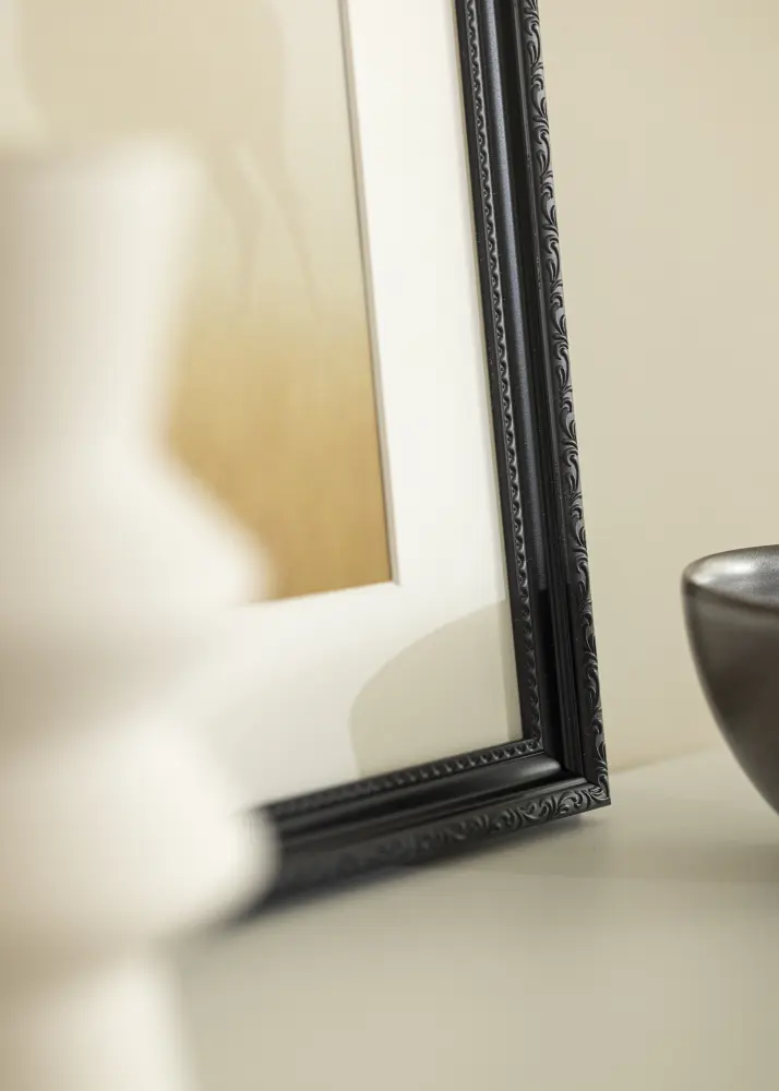 Moldura Abisko Vidro acrílico Preto 42x59,4 cm (A2)