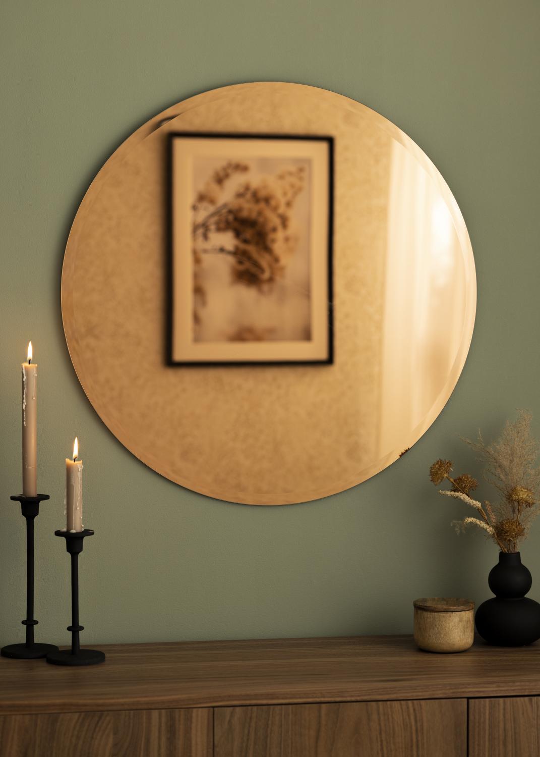 Product Image for KAILA Redondo Espelho Rose Gold Deluxe 70 cm Ø