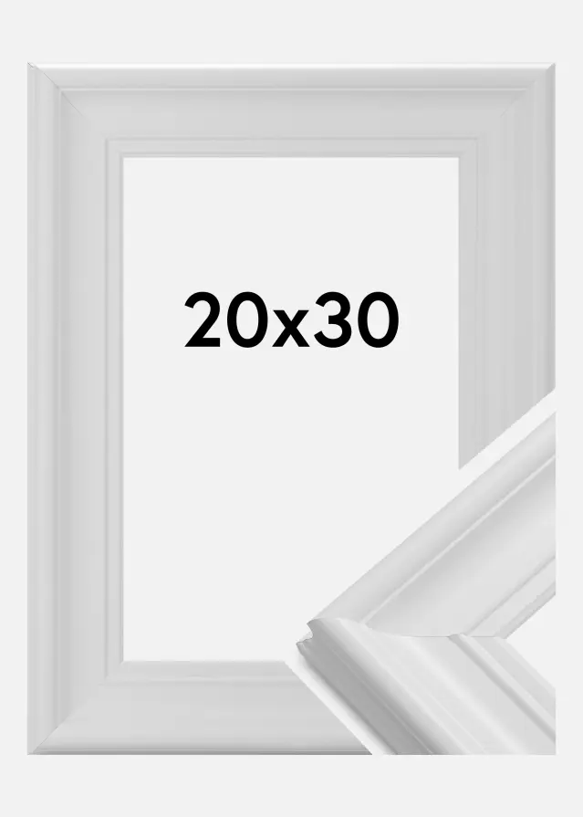 Moldura Mora Premium Branco 20x30 cm