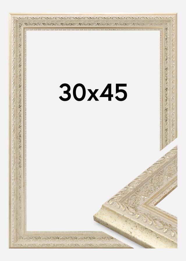 Moldura Toro Vidro acrílico Areia 30x45 cm