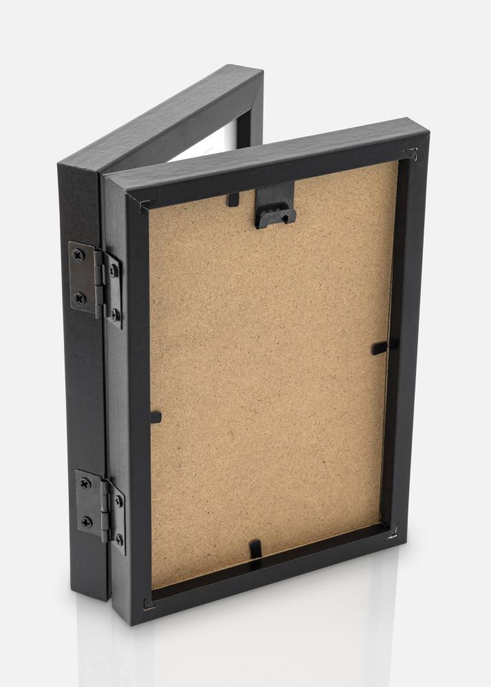 Moldura dobrável Preto 10x15 cm