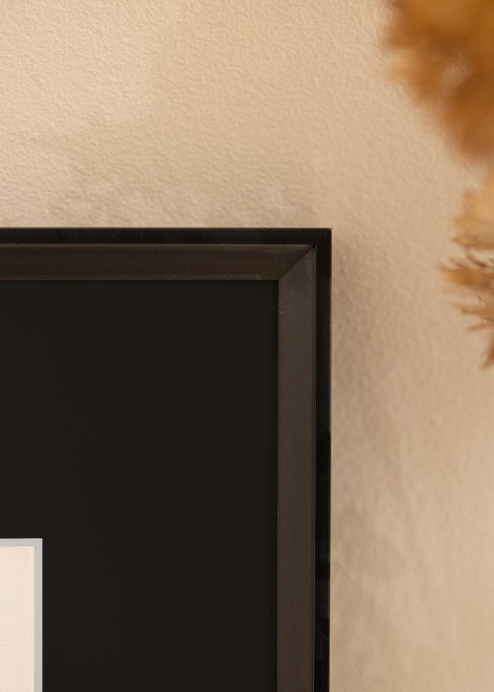 Moldura Desire Preto 40x50 cm - Passe-partout Preto 27x35 cm