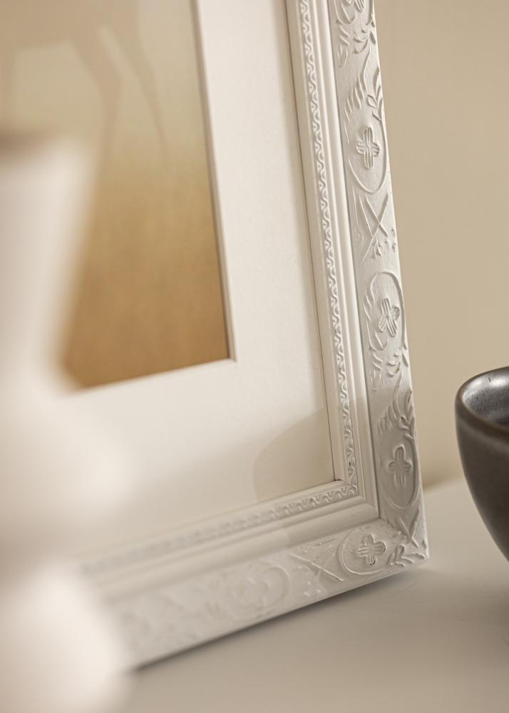 Moldura Barock Branco 30x40 cm