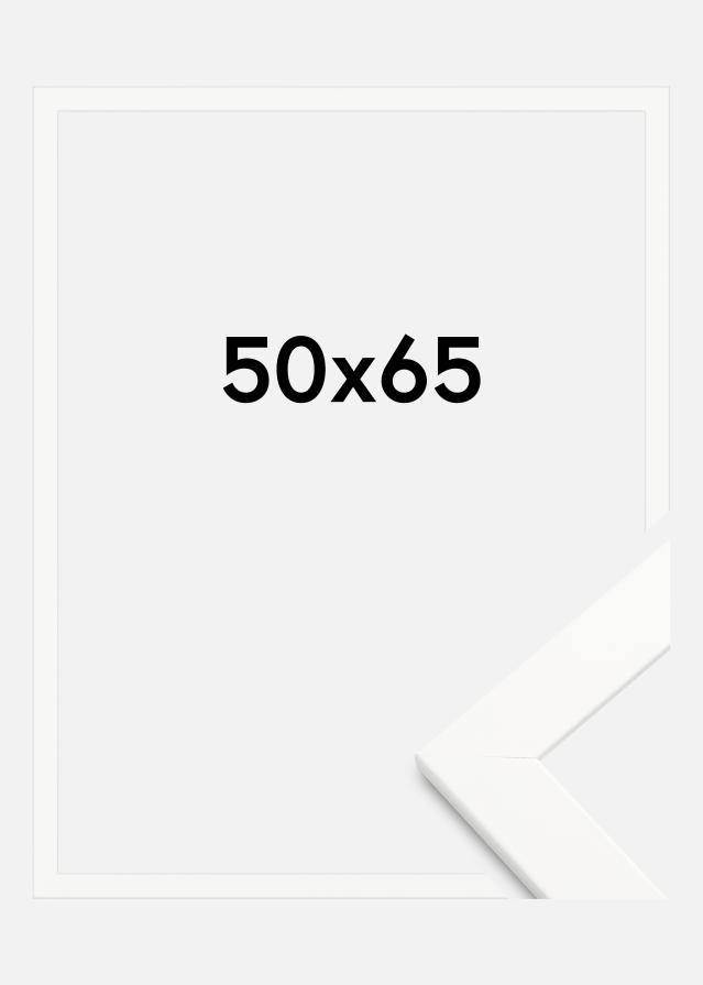 Moldura Trendline Vidro acrílico Branco 50x65 cm