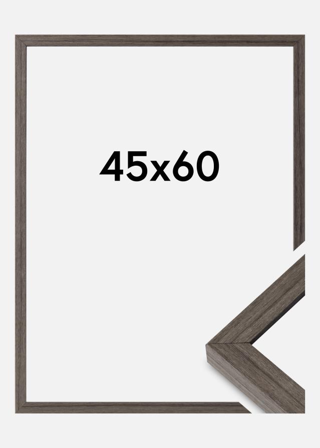 Moldura Hermes Vidro acrílico Grey Oak 45x60 cm
