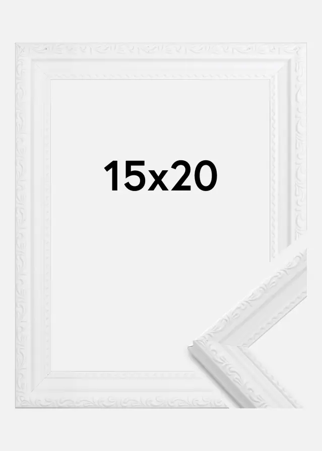 Moldura Abisko Branco 15x20 cm