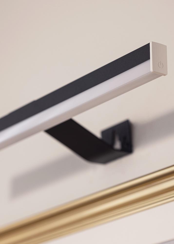 KAILA Radiate iluminação de quadros a pilhas 55 cm - Preto