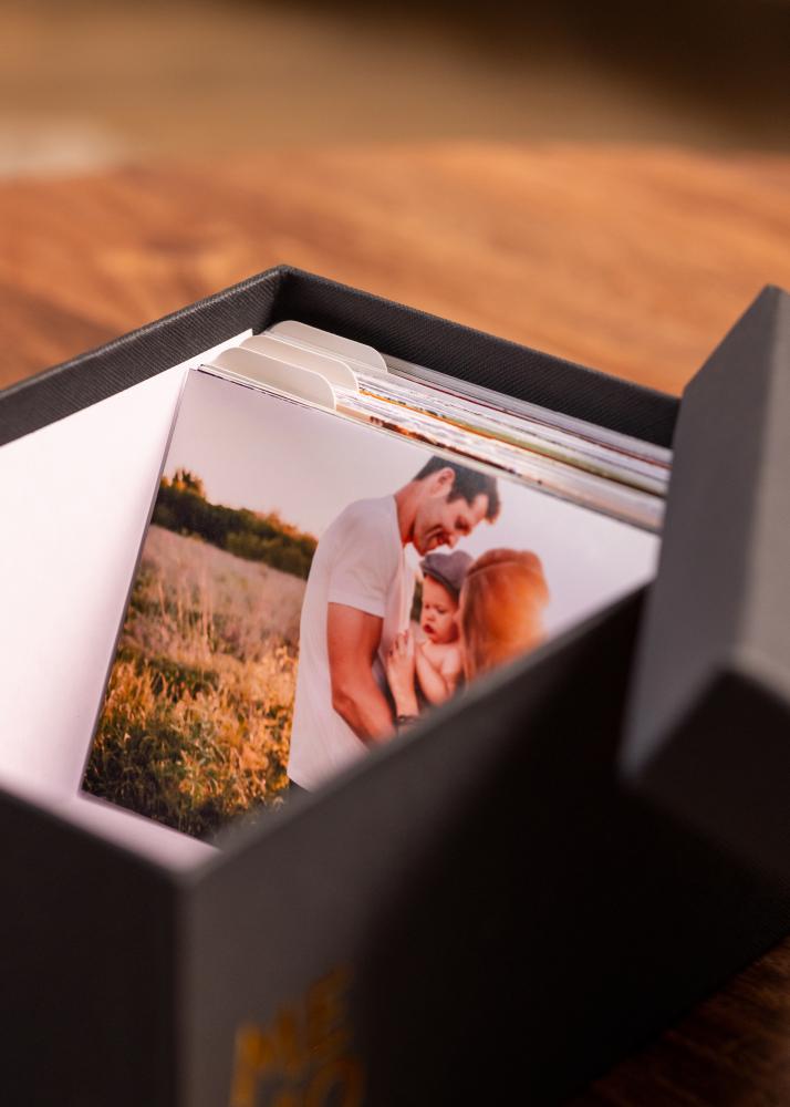 KAILA MEMORIES Caixa de Fotos (700 bilder i 10x15 cm) - Preto