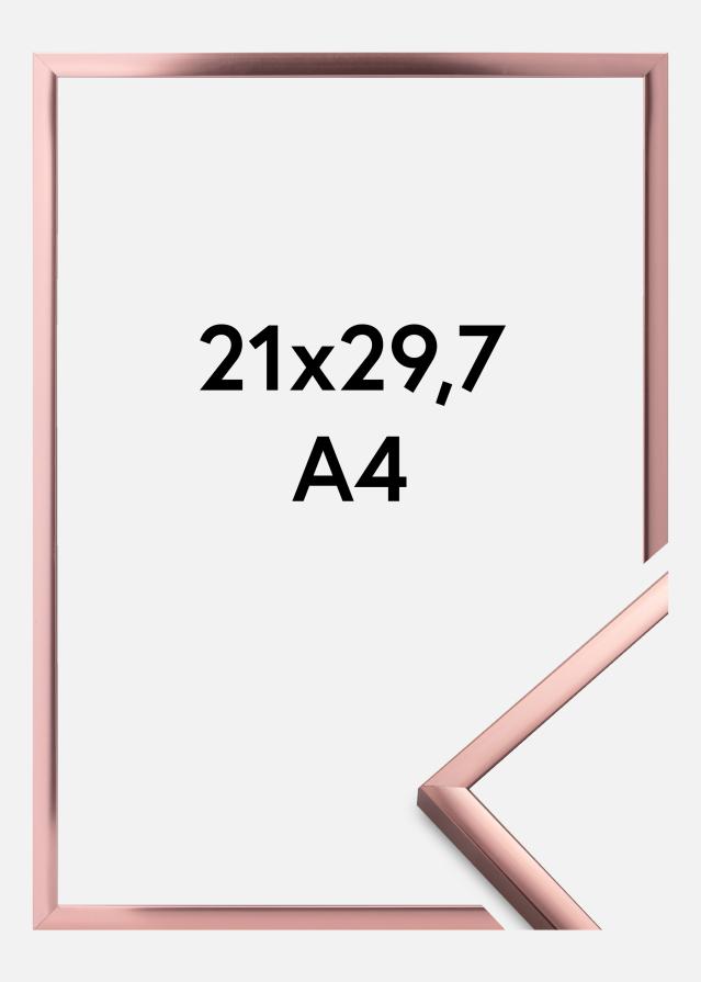 Moldura Póster Frame Aluminum Ouro rosado 21x29,7 cm (A4)