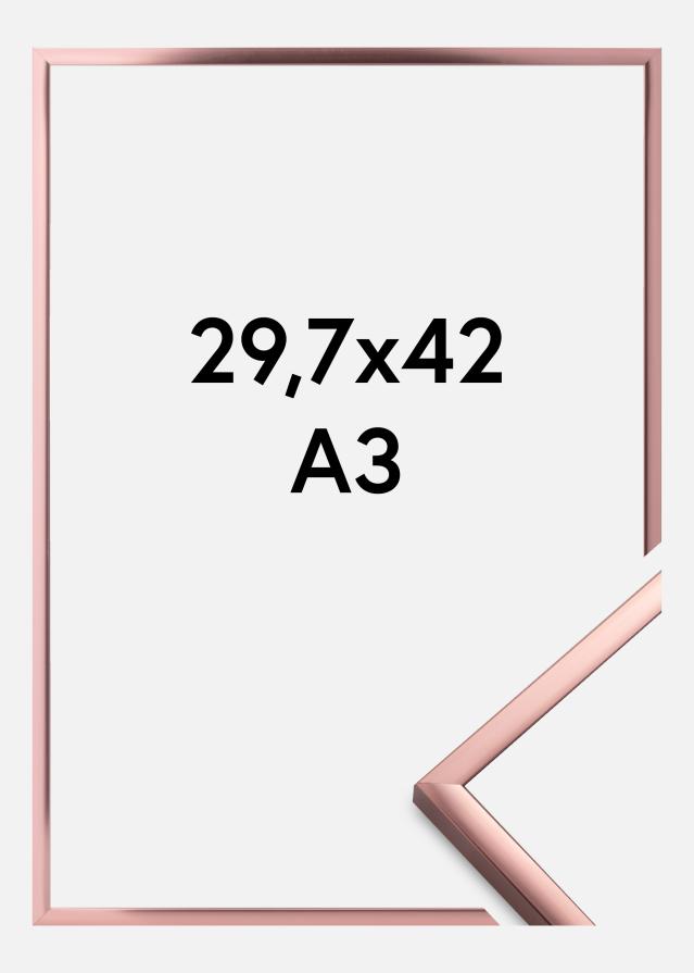 Moldura Póster Frame Aluminum Ouro rosado 29,7x42 cm (A3)