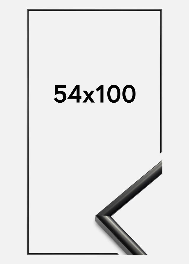 Moldura New Lifestyle Vidro acrílico Preto 54x100 cm