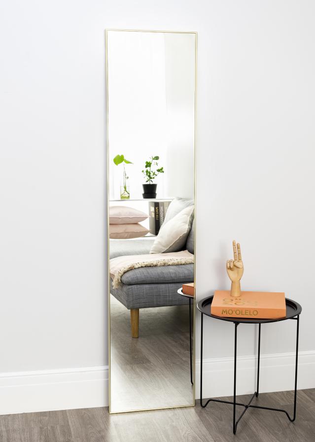 Espelho Narrow Dourado 41x171 cm