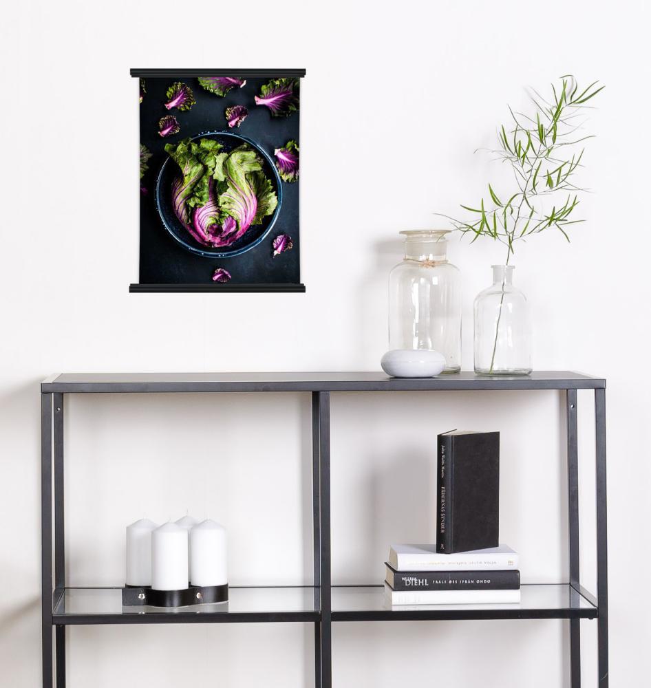 Suportes para pósteres Alumínio Preto - 100 cm