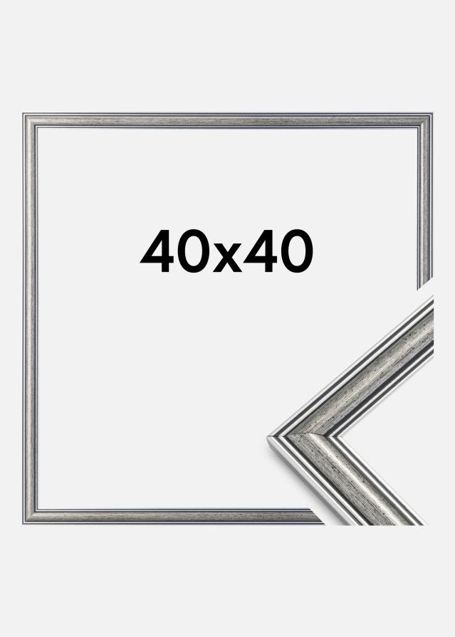 Moldura Frigg Prateado 40x40 cm