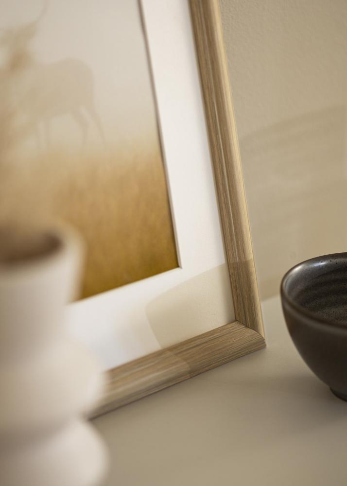 Moldura Västkusten Vidro acrílico Carvalho 45x60 cm