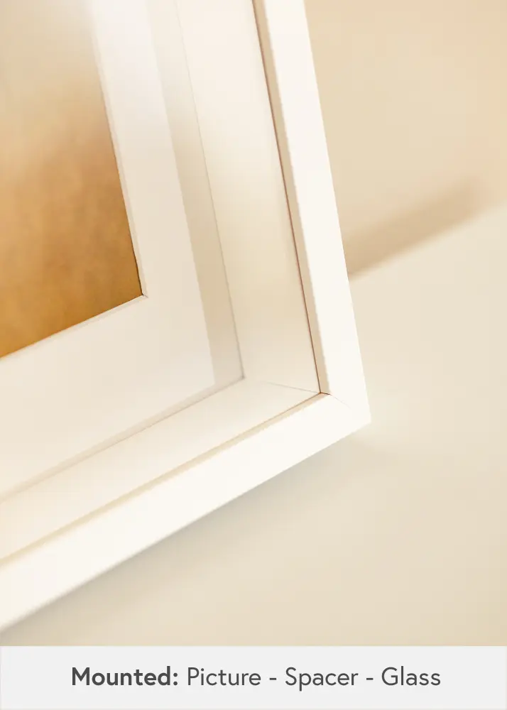 Moldura Sala Branco - Tamanho personalizável