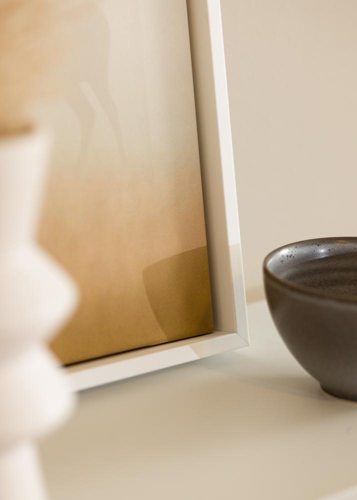 Moldura Ra Moldura para Tela Branco - Medida à escolha