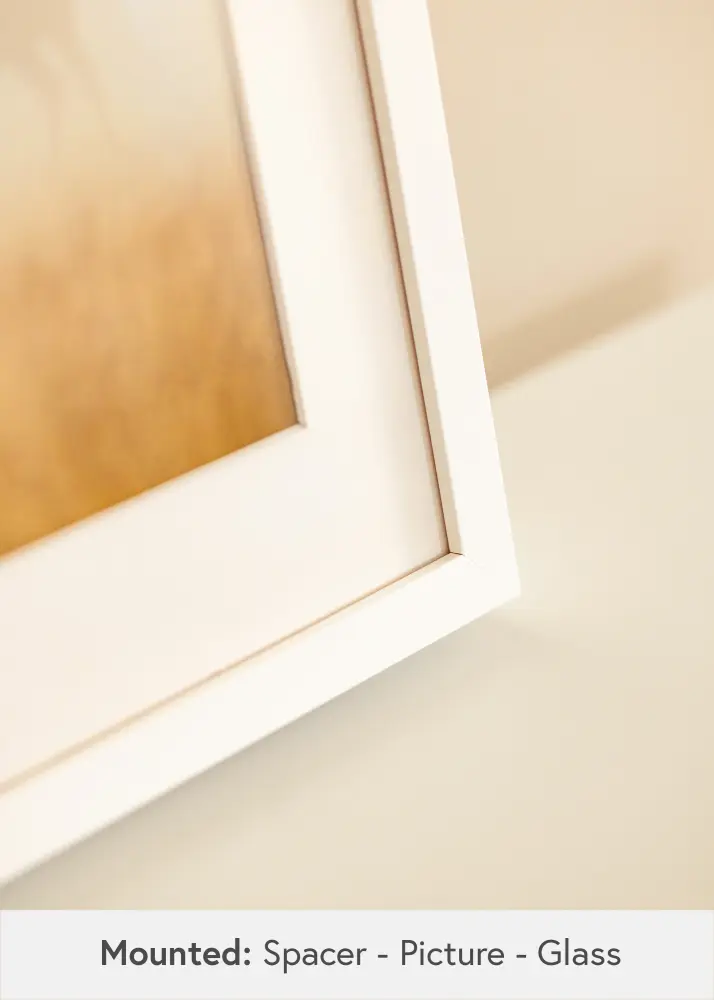 Moldura Sala Branco - Tamanho personalizável