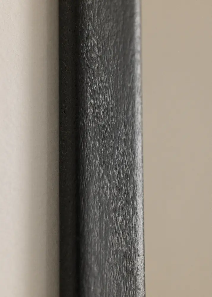 Moldura Kaspar Preto 50x50 cm - Passe-partout Branco 40x40 cm