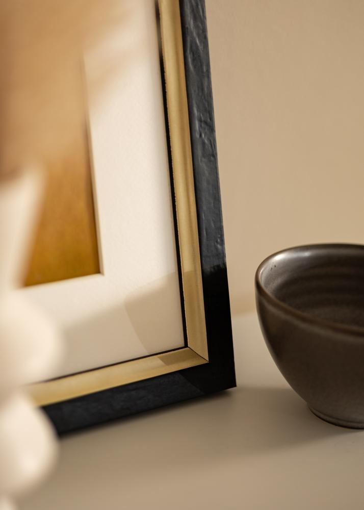 Moldura Leonie Preto - Tamanho personalizável