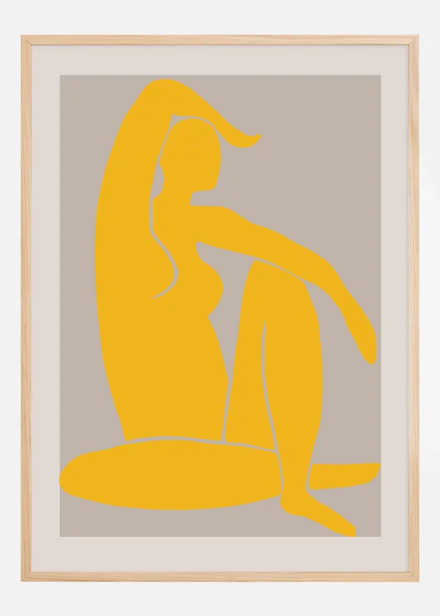 Yellow Figure Póster