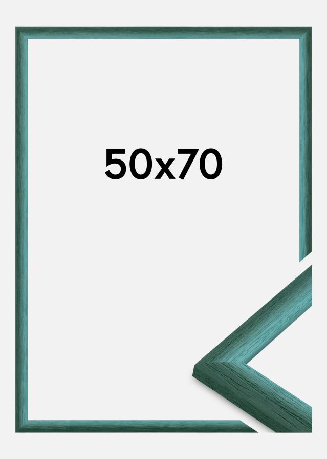 Moldura Cornwall Vidro acrílico Verde escuro 50x70 cm