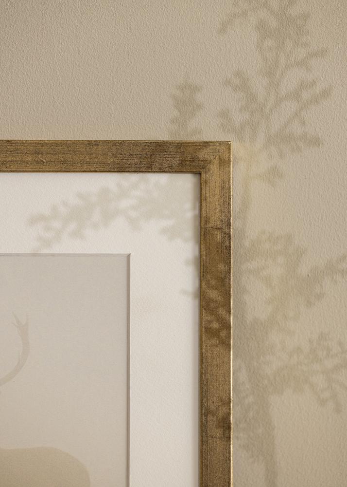 Moldura Stilren Vidro acrílico Dourado 30x30 cm