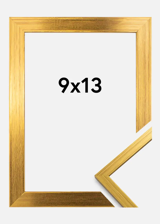Moldura Edsbyn Dourado 9x13 cm