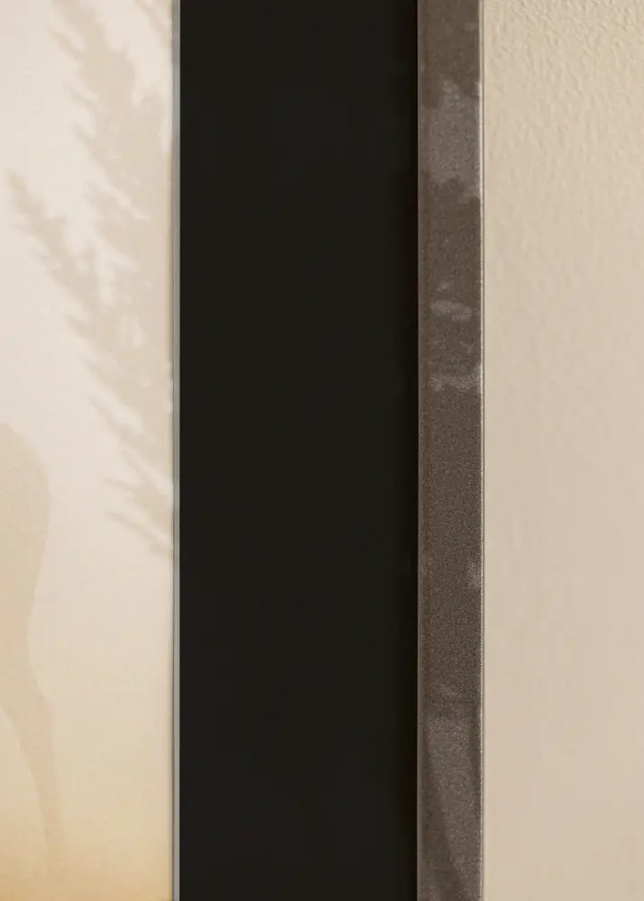 Moldura Edsbyn Grafite 30x40 cm - Passe-partout Preto 21x30 cm