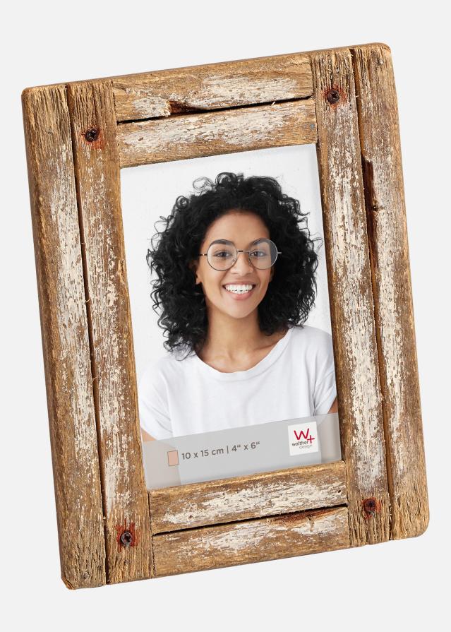 Moldura Dupla Madeira 10x15 cm