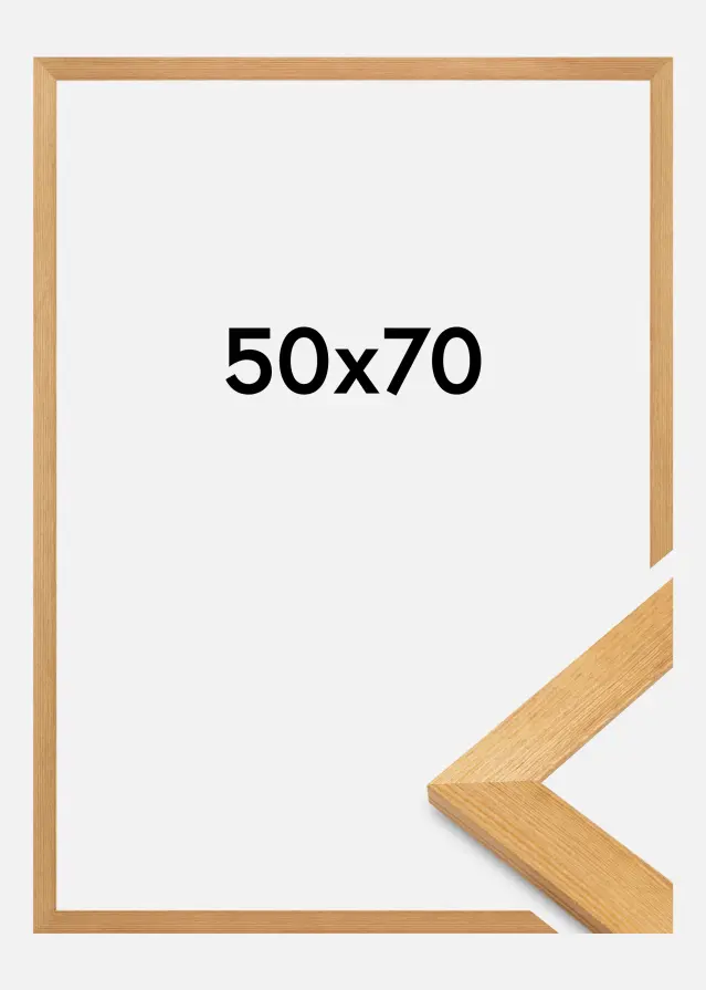 Moldura Sandra Acrílico Carvalho 50x70 cm