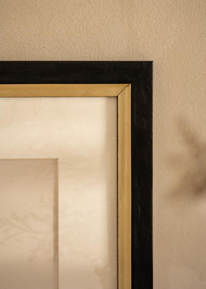 Moldura Leonie Preto - Tamanho personalizável