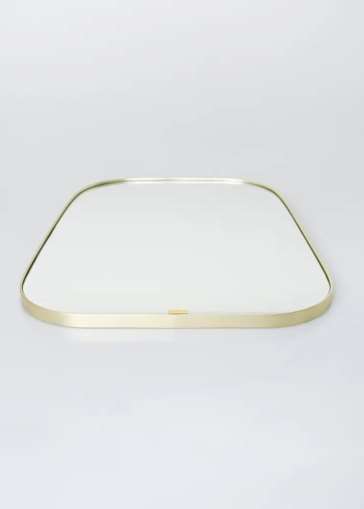 Espelho Trapezium Latão 42x48 cm