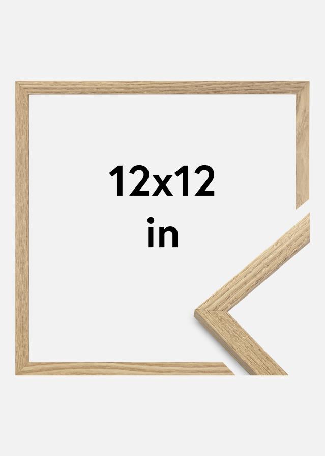 Moldura Trendy Vidro Acrílico Carvalho 12x12 inches (30,48x30,48 cm)