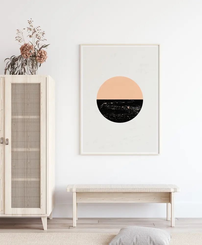 Abstract Circle I Póster