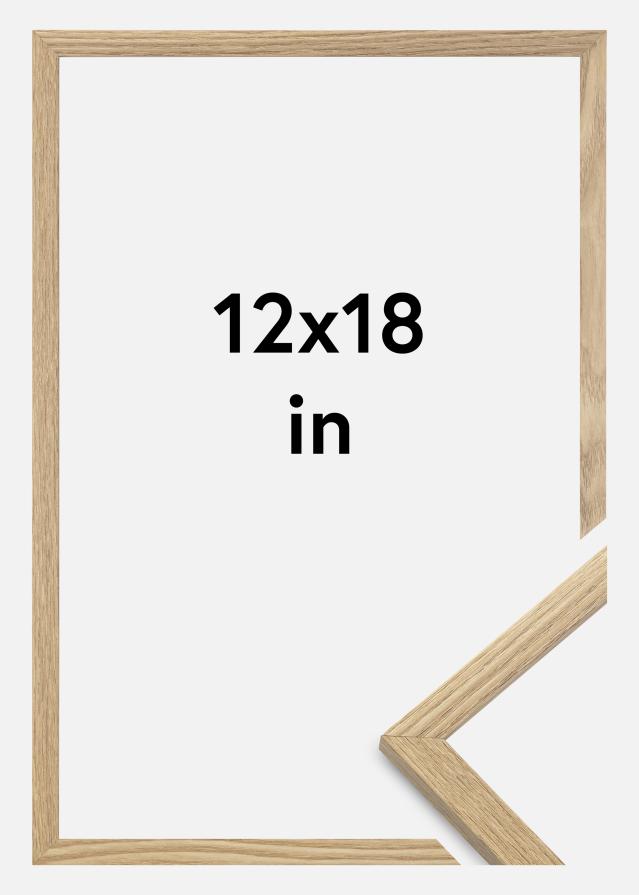 Moldura Trendy Vidro Acrílico Carvalho 12x18 inches (30,48x45,72 cm)