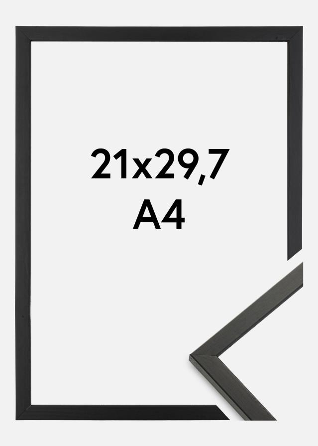 Moldura Galant Vidro acrílico Preto 21x29,7 cm (A4)