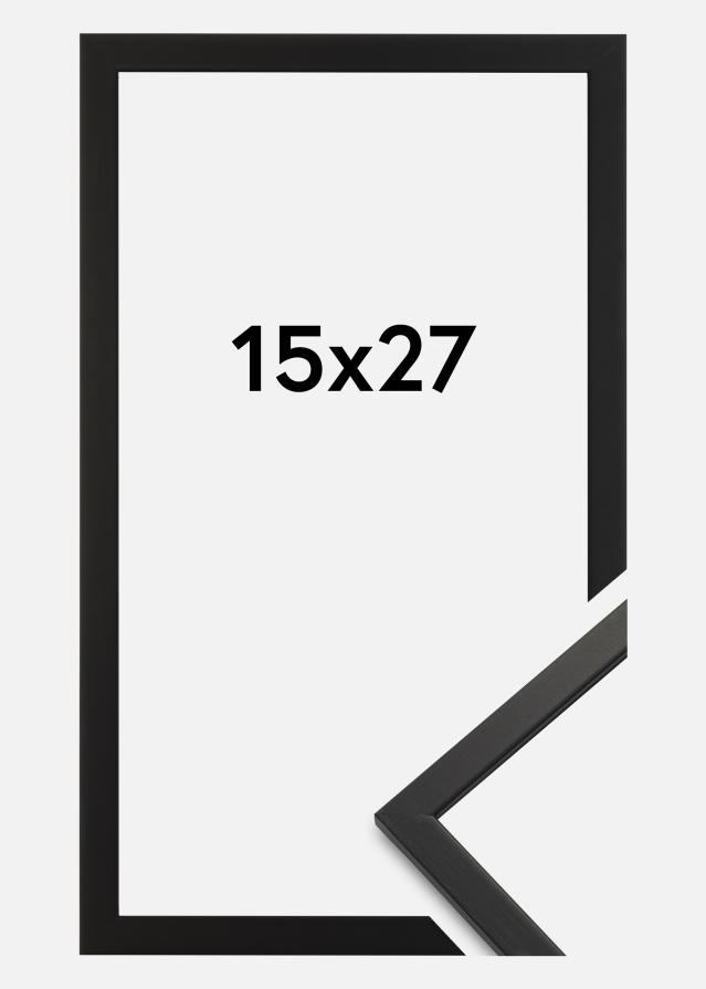 Moldura Edsbyn Vidro acrílico Preto 15x27 cm