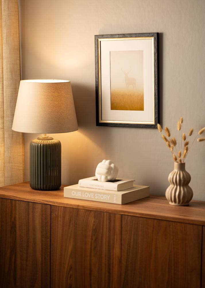 Moldura Leonie Preto - Tamanho personalizável