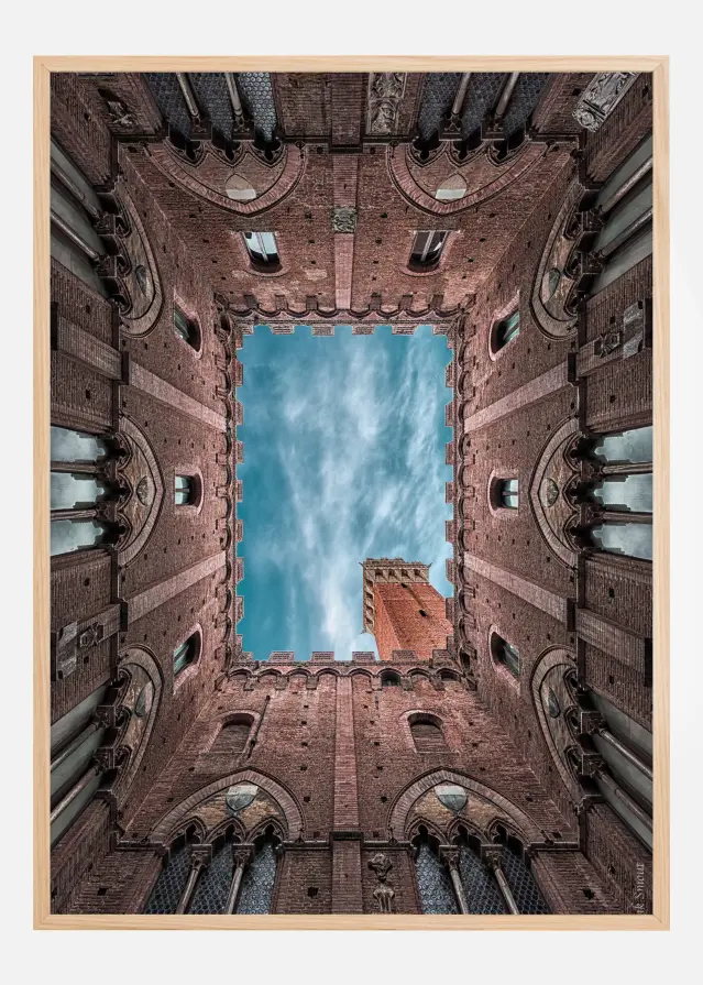 Palazzo Pubblico - Siena - Italy Póster