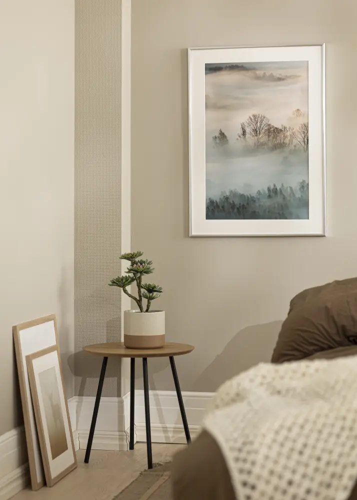 Moldura New Lifestyle Vidro acrílico Prateado 59,4x84 cm (A1)