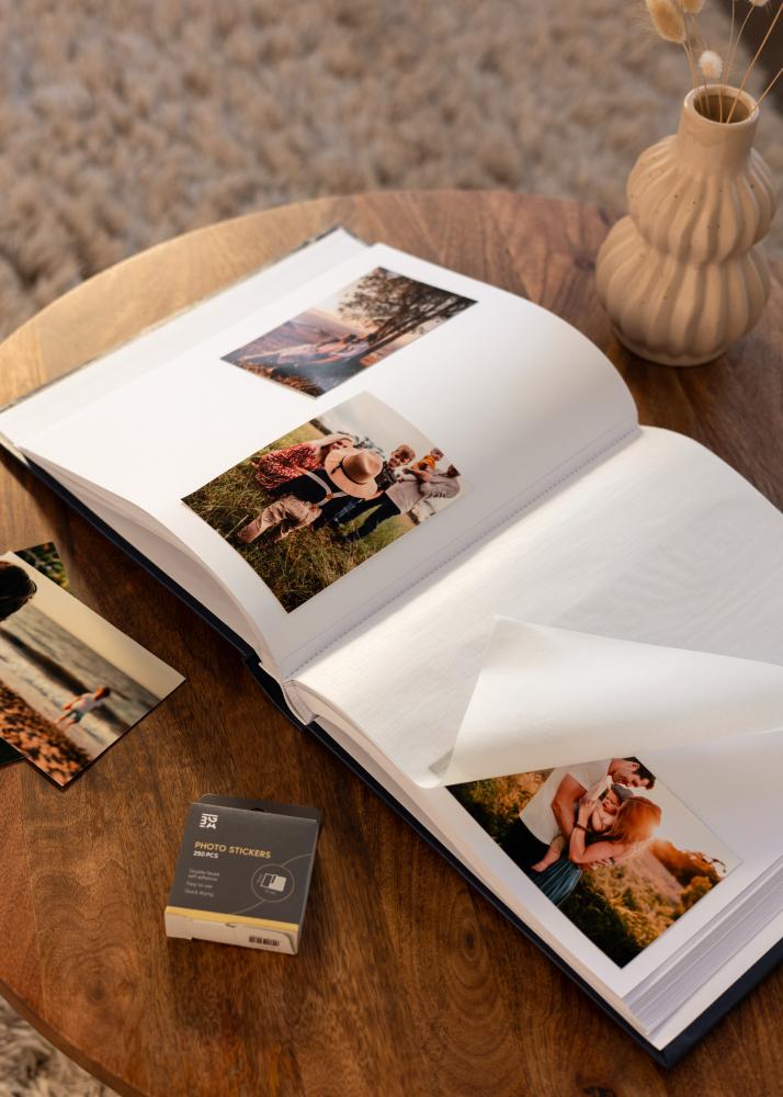 Classico Álbum Azul - 30x33 cm (100 Páginas brancas / 50 folhas)