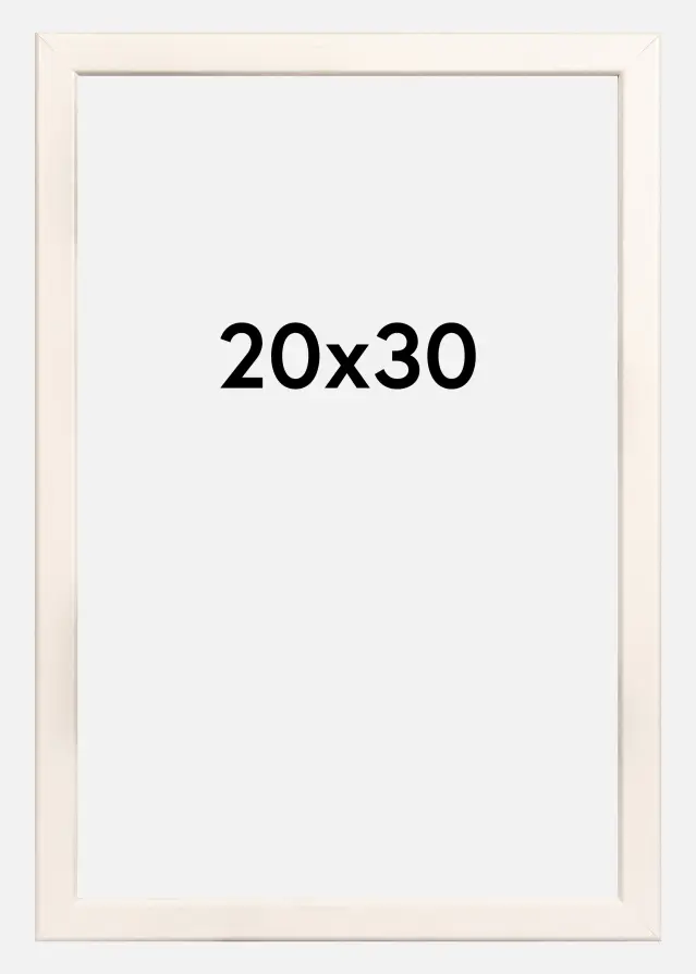 Moldura Liv Vidro acrílico Branco 20x30 cm