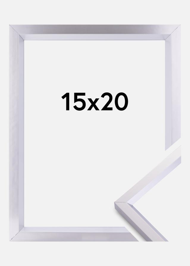 Moldura Steel Style Prateado 15x20 cm