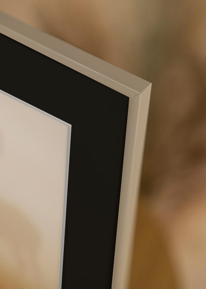 Moldura New Lifestyle Earth Grey 30x40 cm - Passe-partout Preto 8x12 inches
