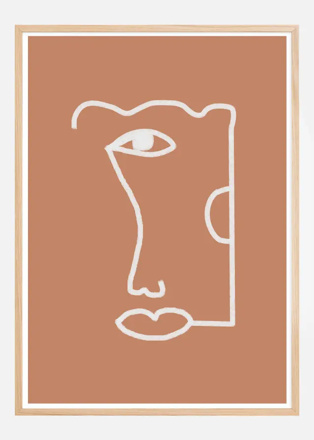 Abstract Head No2 Póster