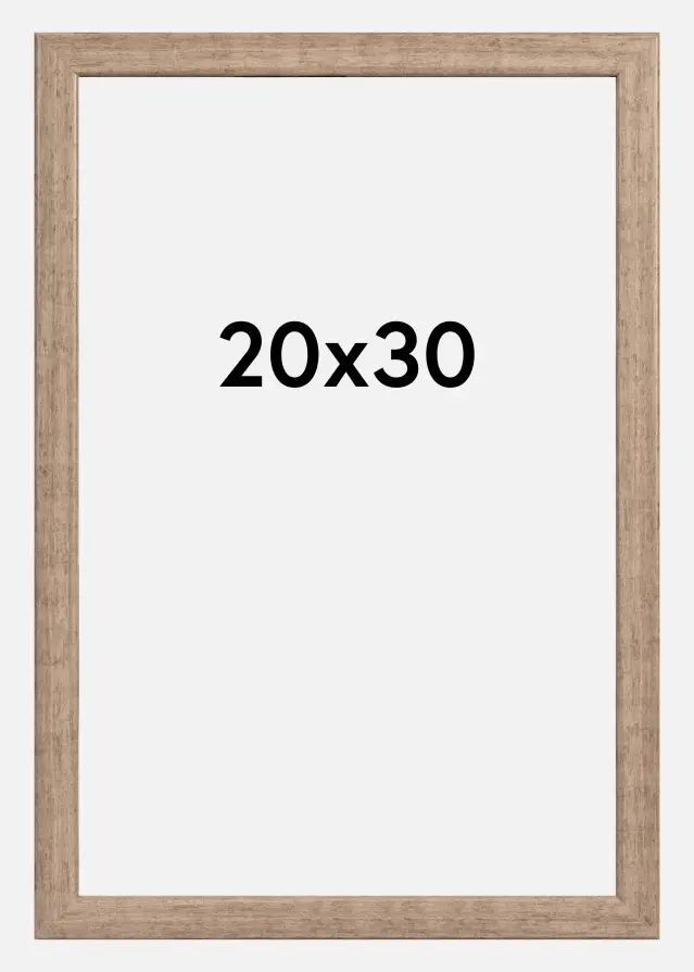 Moldura Liv Vidro acrílico Cinzento 20x30 cm